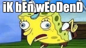 Mocking Spongebob Meme | iK bEn wEoDenD | image tagged in spongebob mock | made w/ Imgflip meme maker