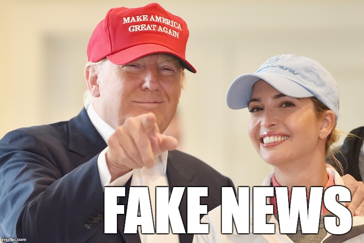 FAKE NEWS | image tagged in president trump | made w/ Imgflip meme maker