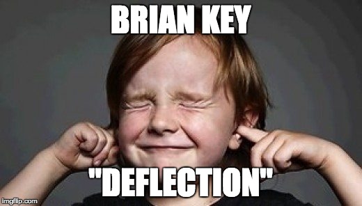 Deflection | BRIAN KEY; "DEFLECTION" | image tagged in creationism | made w/ Imgflip meme maker