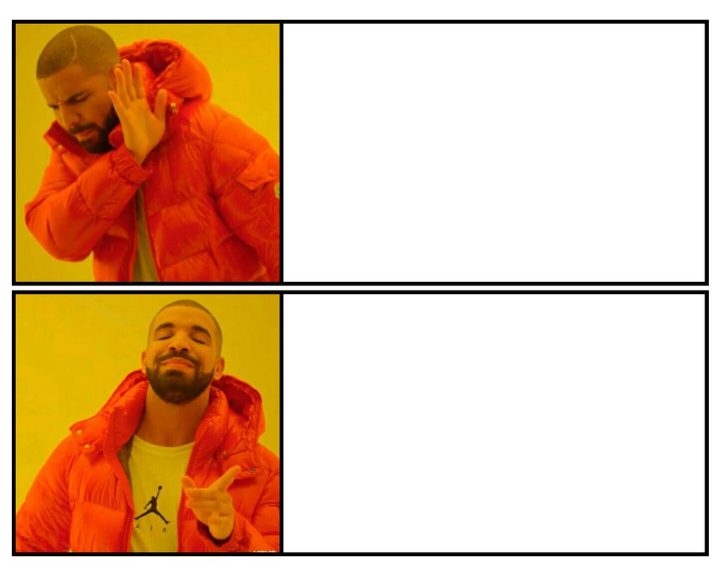 High Quality Drakepost Blank Meme Template