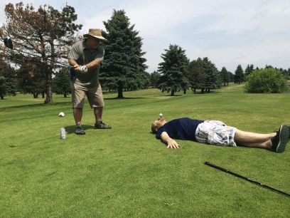 Golf Shot Blank Meme Template