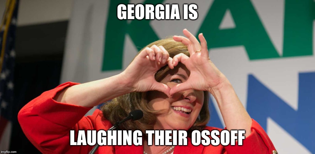 GEORGIA IS LAUGHING THEIR OSSOFF | made w/ Imgflip meme maker