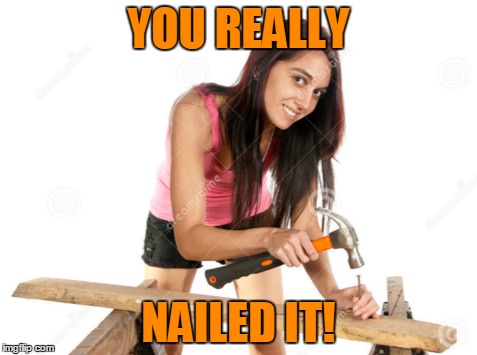YOU REALLY NAILED IT! | made w/ Imgflip meme maker