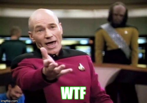 Picard Wtf Meme | WTF | image tagged in memes,picard wtf | made w/ Imgflip meme maker