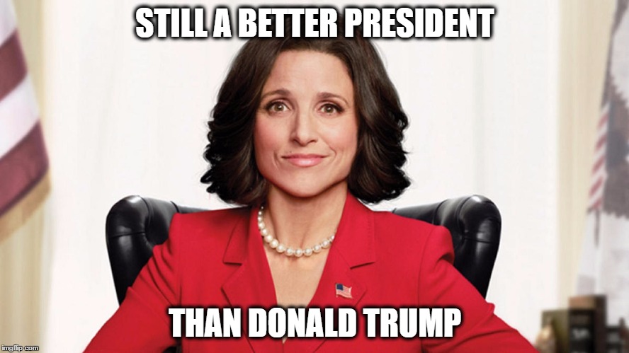 STILL A BETTER PRESIDENT; THAN DONALD TRUMP | image tagged in trump,veep | made w/ Imgflip meme maker