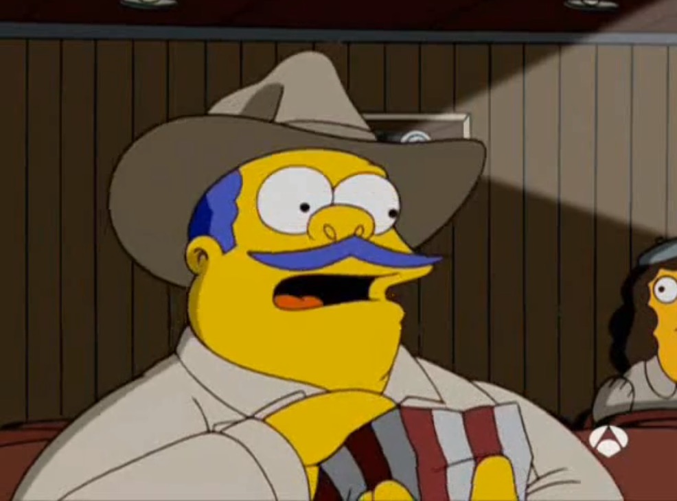 High Quality Southern sheriff Wiggum Blank Meme Template