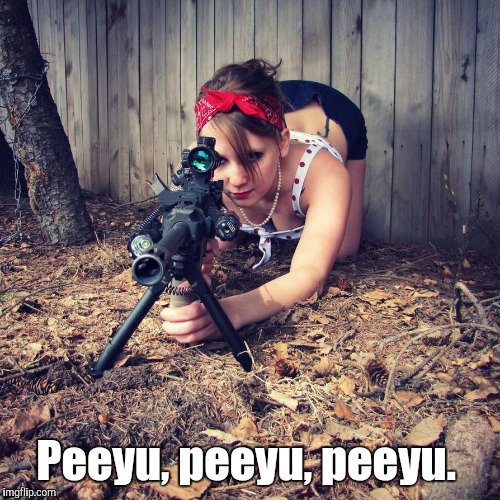 Guns | Peeyu, peeyu, peeyu. | image tagged in guns | made w/ Imgflip meme maker