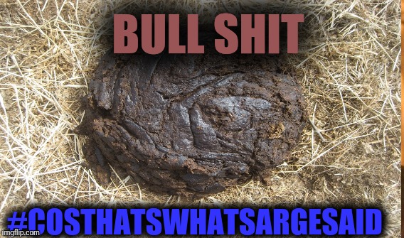 Bullshit Sarge | BULL SHIT; #COSTHATSWHATSARGESAID | image tagged in sarge,bullshit,bull,shit,he said | made w/ Imgflip meme maker