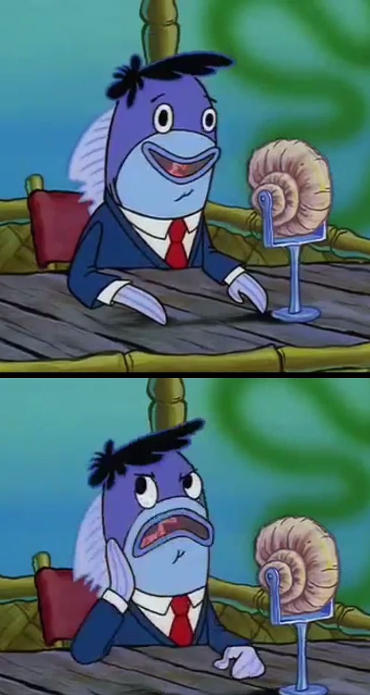 High Quality And There Goes Spongebob Blank Meme Template