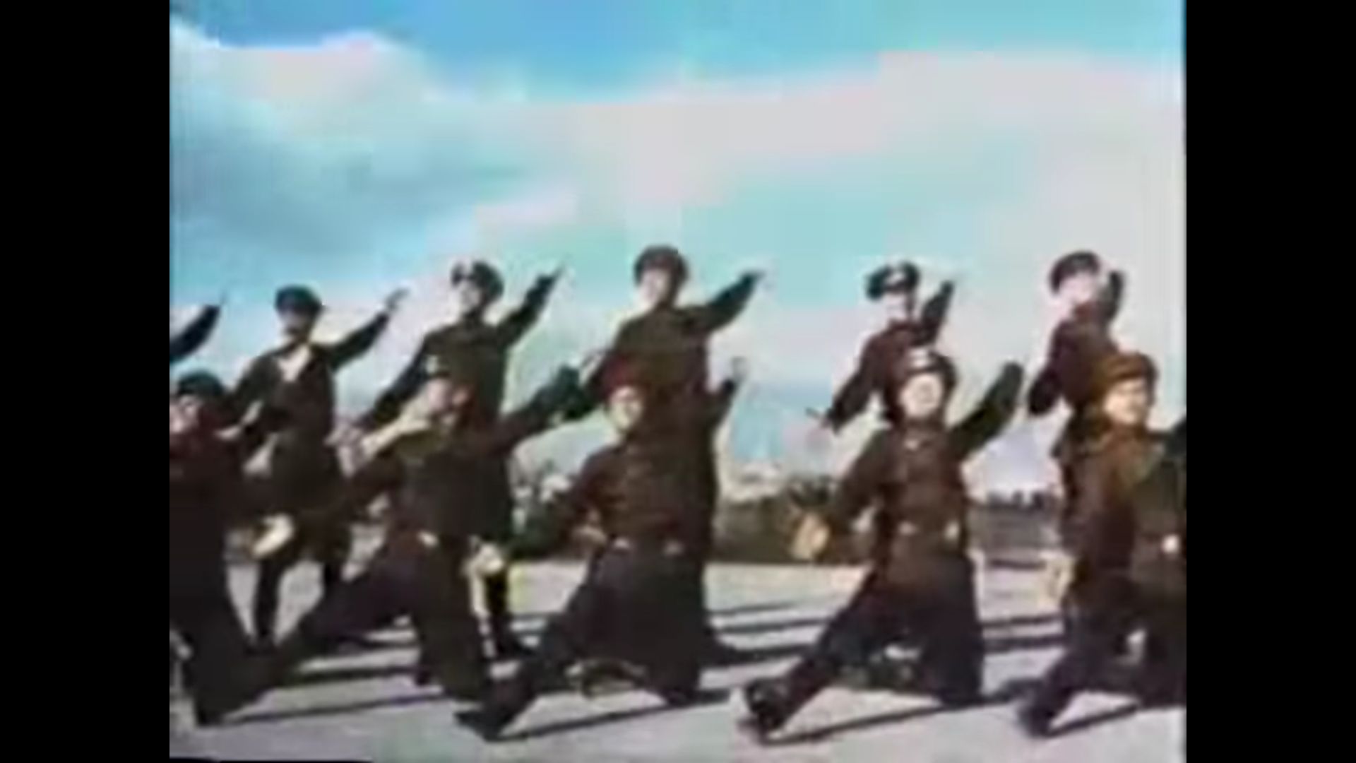 Russian Army Dance Party Blank Meme Template
