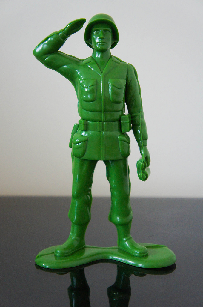 green army man Blank Meme Template