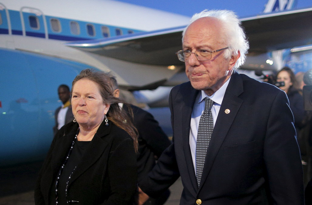 High Quality Bernie and Jane Sanders Blank Meme Template