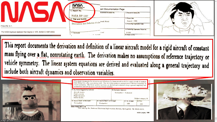 Nasa Document | image tagged in non-rotating,flat earth,nasa,document | made w/ Imgflip meme maker