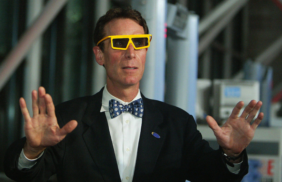 Bill Nye Eclipse Glasses Blank Meme Template