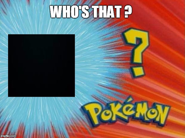 who is that pokemon | WHO'S THAT ? | image tagged in who is that pokemon | made w/ Imgflip meme maker