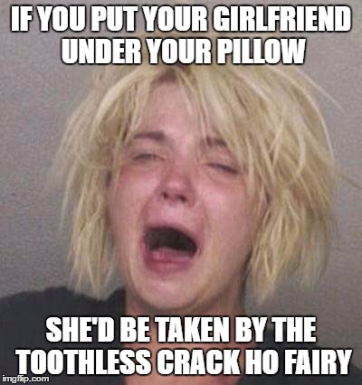 **MIC DROP** | IF YOU PUT YOUR GIRLFRIEND UNDER YOUR PILLOW; SHE'D BE TAKEN BY THE TOOTHLESS CRACK HO FAIRY | image tagged in memes,toothless crack ho,fairy,troll,rap battle win,mic drop | made w/ Imgflip meme maker