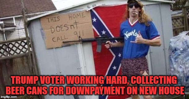 Hard-Working Trump Voter - Imgflip