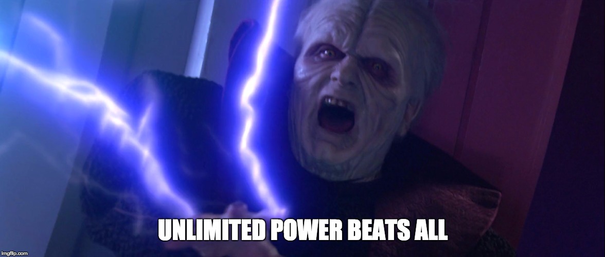 UNLIMITED POWER | UNLIMITED POWER BEATS ALL | image tagged in unlimited power | made w/ Imgflip meme maker