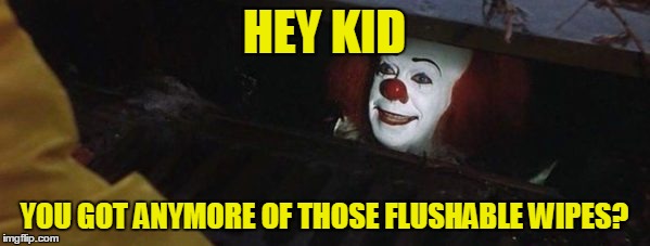 HEY KID YOU GOT ANYMORE OF THOSE FLUSHABLE WIPES? | made w/ Imgflip meme maker