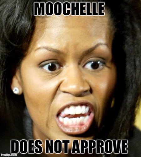 MOOCHELLE DOES NOT APPROVE | made w/ Imgflip meme maker