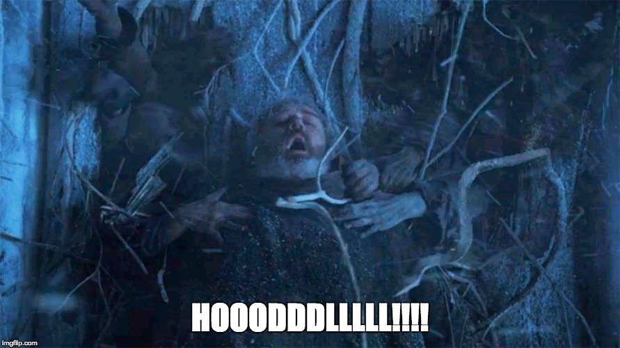 hodor death | HOOODDDLLLLL!!!! | image tagged in hodor death | made w/ Imgflip meme maker