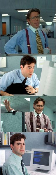 High Quality Office Space Blank Meme Template