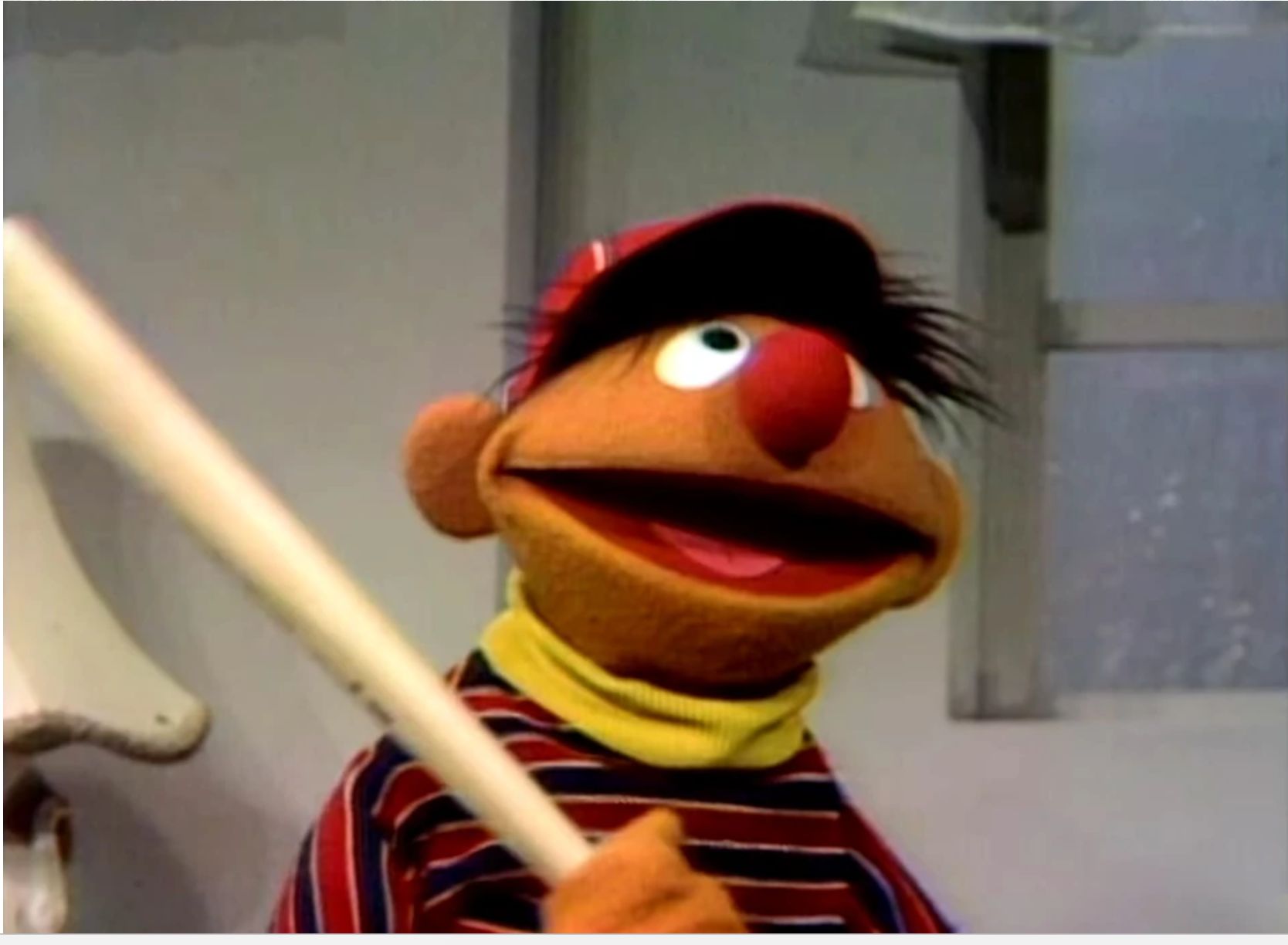 Ernie Baseball Blank Meme Template