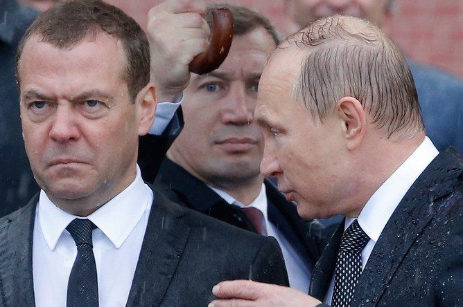 Medvedev Stare Blank Meme Template