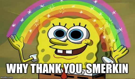 WHY THANK YOU, SMERKIN | made w/ Imgflip meme maker