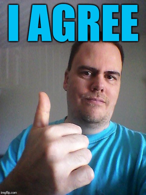 Thumbs up | I AGREE | image tagged in thumbs up | made w/ Imgflip meme maker