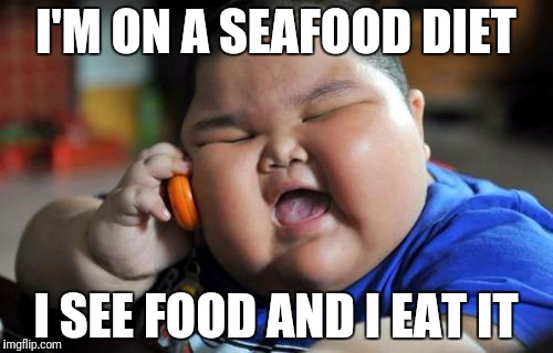 Image result for see food diet meme