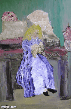 girl at piano vibe | image tagged in gifs,girl at piano,painting,afraid to ask andy,french impressionist,seiler | made w/ Imgflip images-to-gif maker