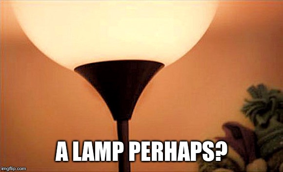 A LAMP PERHAPS? | made w/ Imgflip meme maker