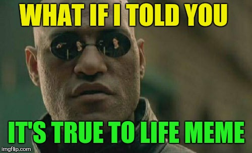 Matrix Morpheus Meme | WHAT IF I TOLD YOU IT'S TRUE TO LIFE MEME | image tagged in memes,matrix morpheus | made w/ Imgflip meme maker