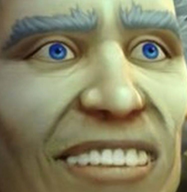 Khadgar with forced smile Blank Meme Template