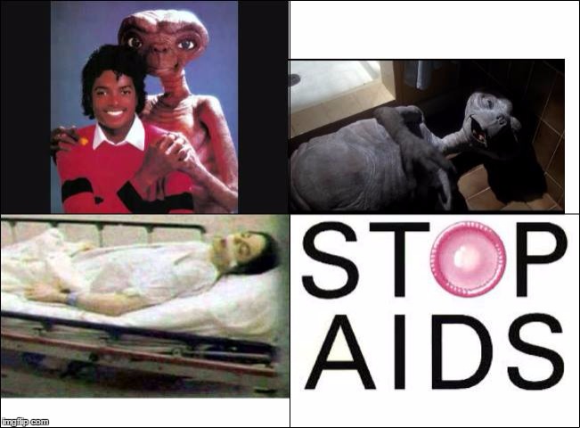 AIDS | image tagged in micheal jackson | made w/ Imgflip meme maker