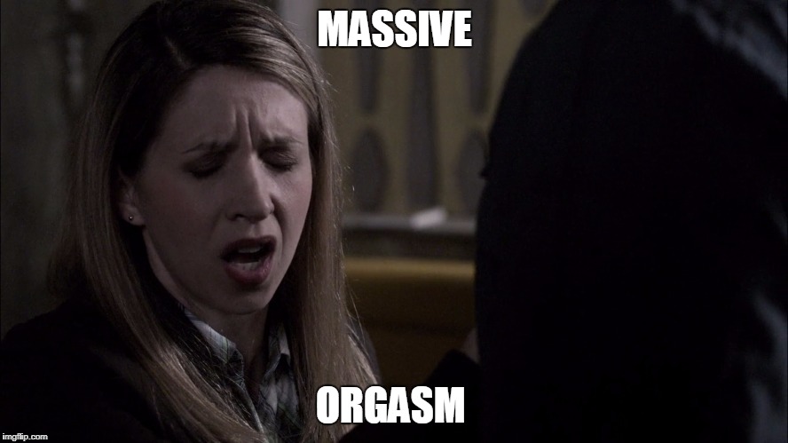 MASSIVE; ORGASM | image tagged in supernatural orgasm face,supernatural | made w/ Imgflip meme maker