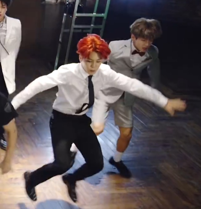 Levitating Jimin Blank Meme Template