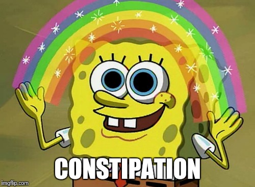 Imagination Spongebob | CONSTIPATION | image tagged in memes,imagination spongebob | made w/ Imgflip meme maker