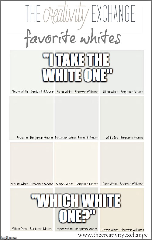 The Pharmacy Conversation | "I TAKE THE WHITE ONE"; "WHICH WHITE ONE?" | image tagged in pharmacy | made w/ Imgflip meme maker