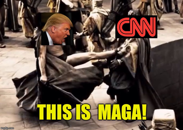 Trolling The Fake News | THIS IS  MAGA! | image tagged in cnn sucks,maga,trump twitter | made w/ Imgflip meme maker