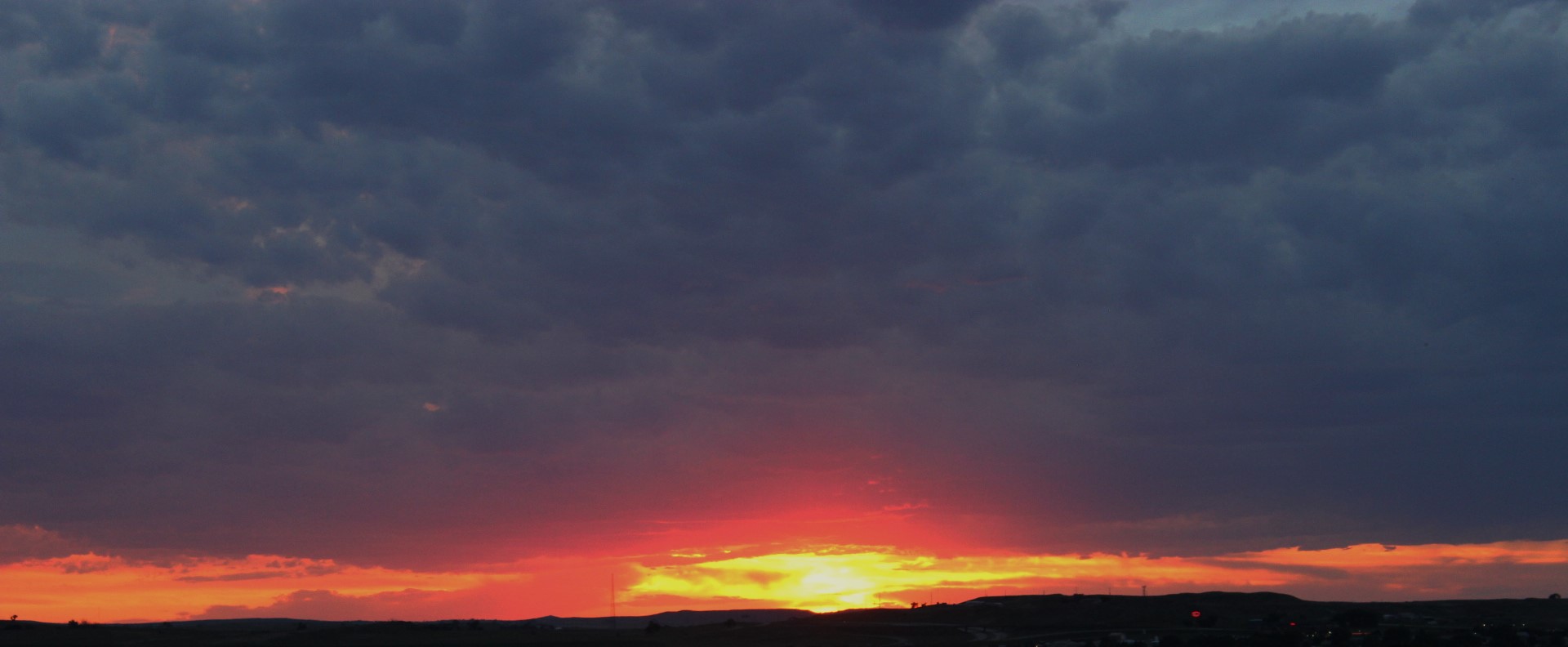 Wyoming sunset Blank Meme Template