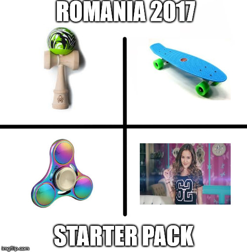 Blank Starter Pack Meme | ROMANIA 2017; STARTER PACK | image tagged in x starter pack | made w/ Imgflip meme maker