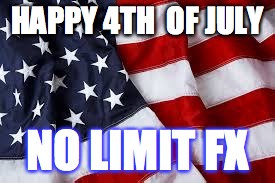 HAPPY 4TH 
OF JULY; NO LIMIT FX | image tagged in america | made w/ Imgflip meme maker