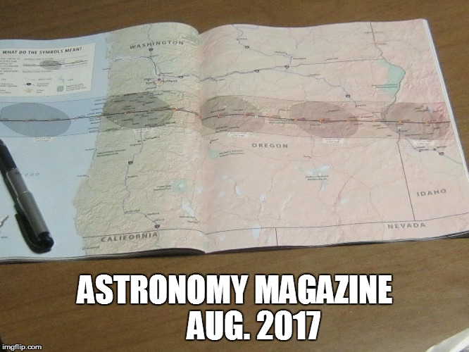 ASTRONOMY MAGAZINE      AUG. 2017 | made w/ Imgflip meme maker