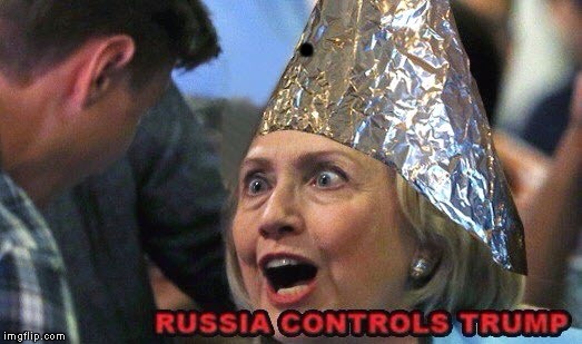 . | image tagged in tinfoil hat hillary | made w/ Imgflip meme maker