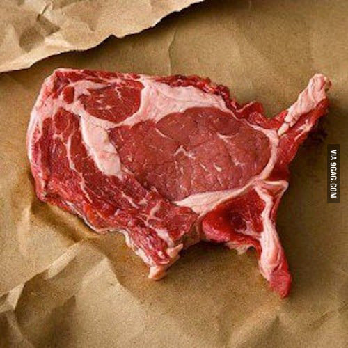 United steaks og america Blank Meme Template