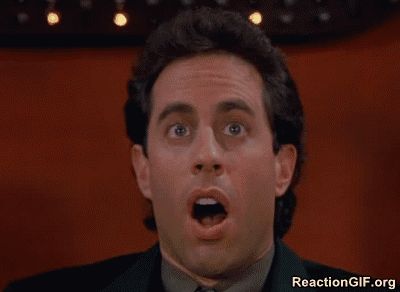 Seinfeld surprised and amused Blank Meme Template