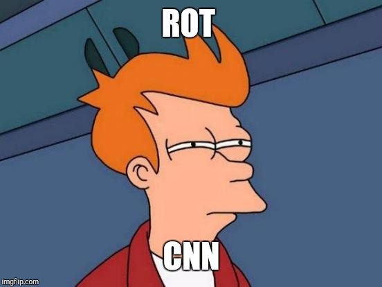 Futurama Fry Meme | ROT CNN | image tagged in memes,futurama fry | made w/ Imgflip meme maker