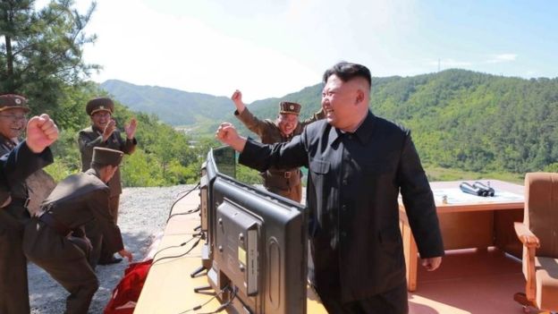 High Quality Kim Jong Un celebrating stuff Blank Meme Template